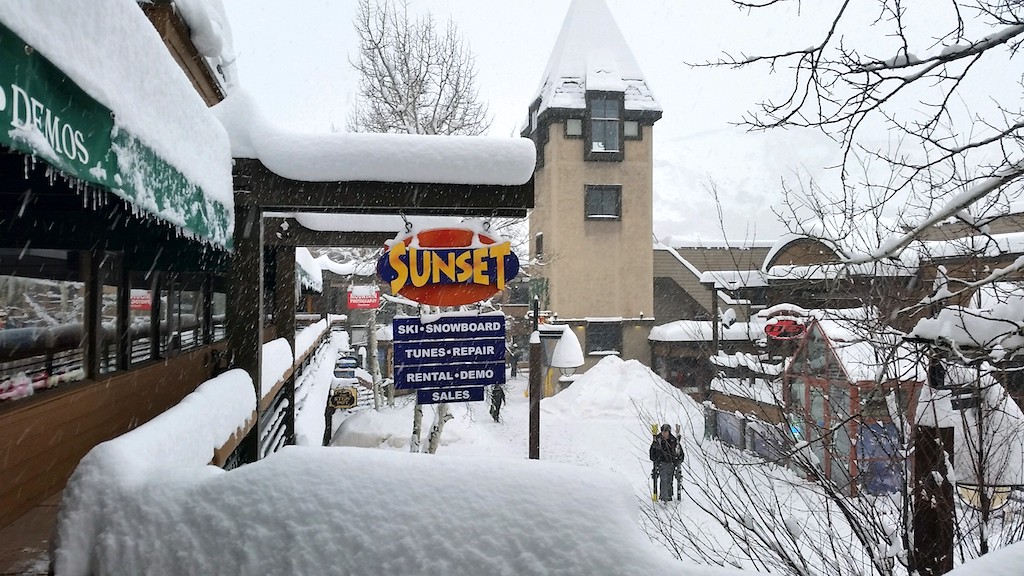 Aspen Snowmass Village Mall Colorado Best Ski Rental Shop